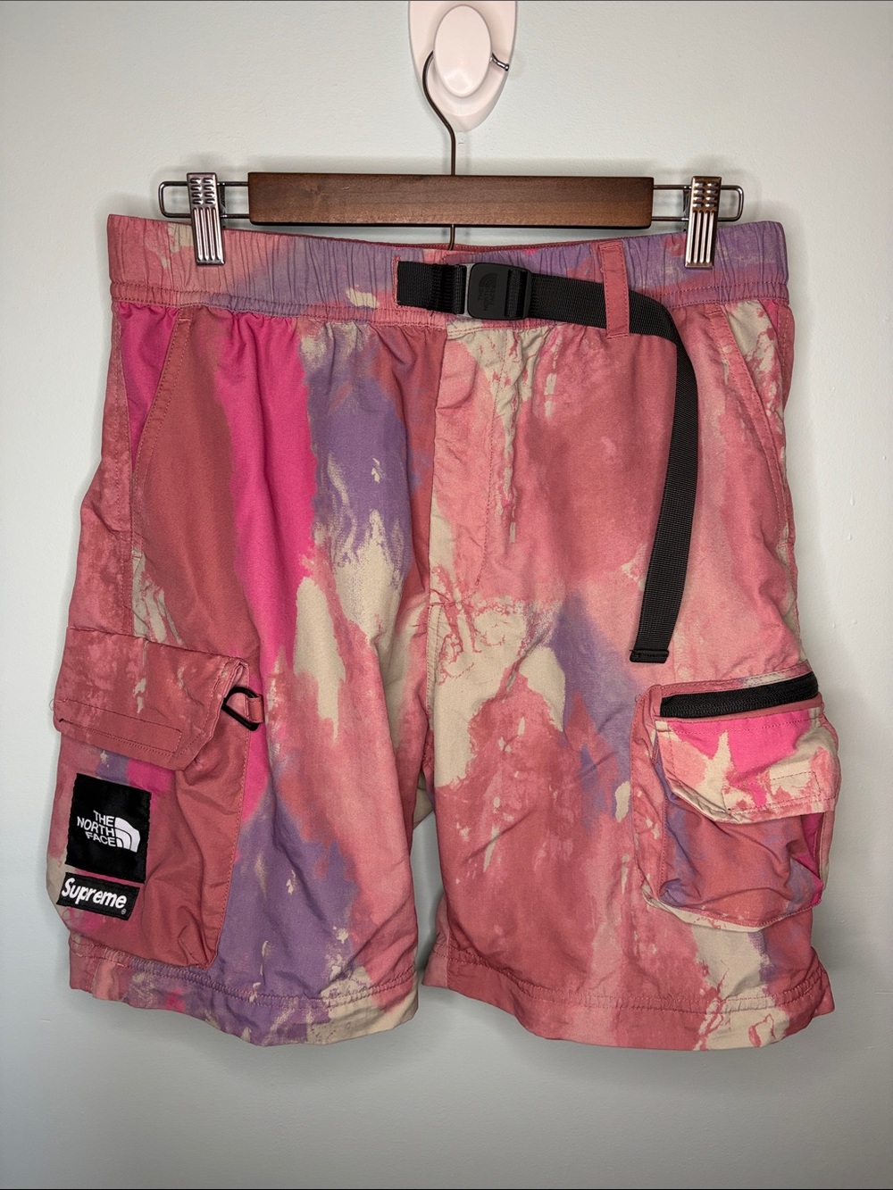 Supreme x The North Face SS20 Belted Cargo Shorts Multicolor Size Medium